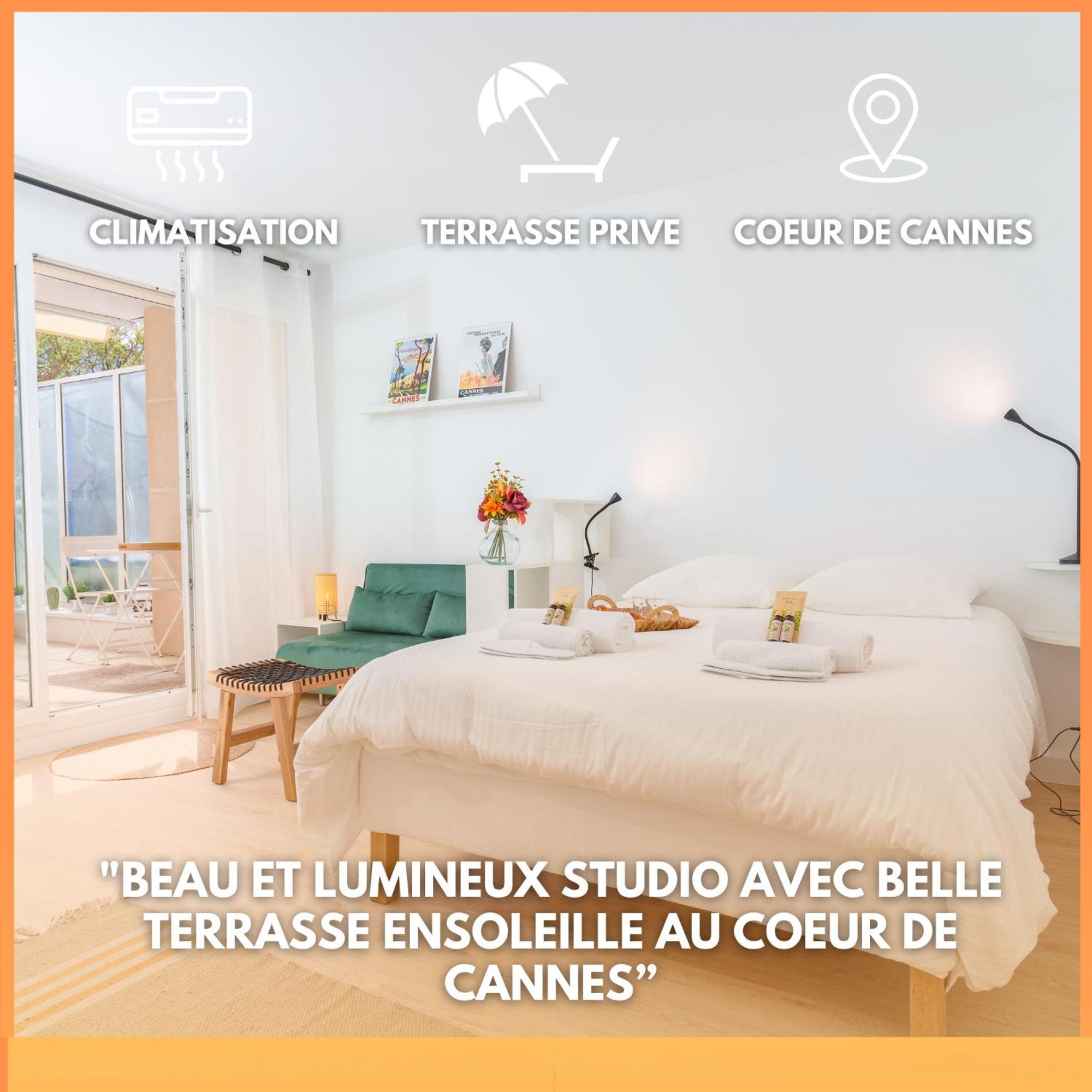 Le Bristol By Apirent #Climatisation #Terrasse #Central Cannes Exterior foto